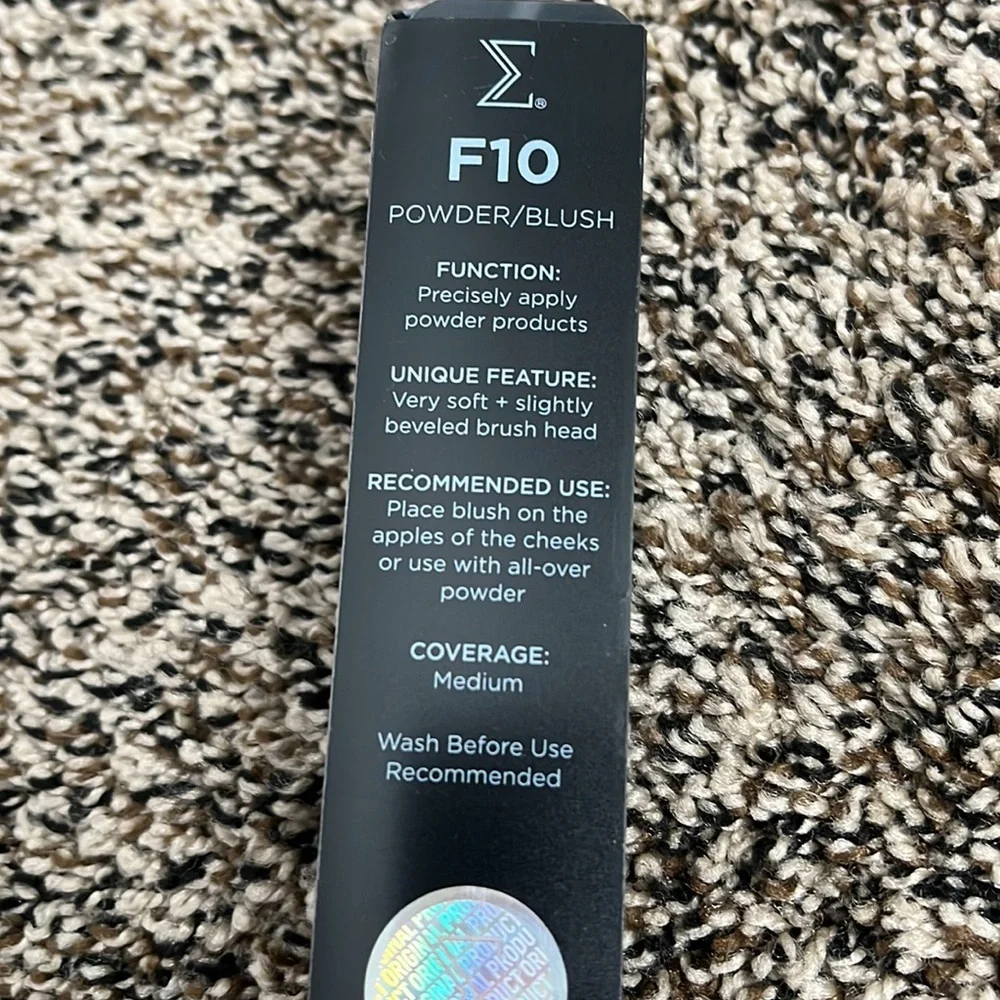3 F10 Sigma Beauty Makeup Brushes, NWT